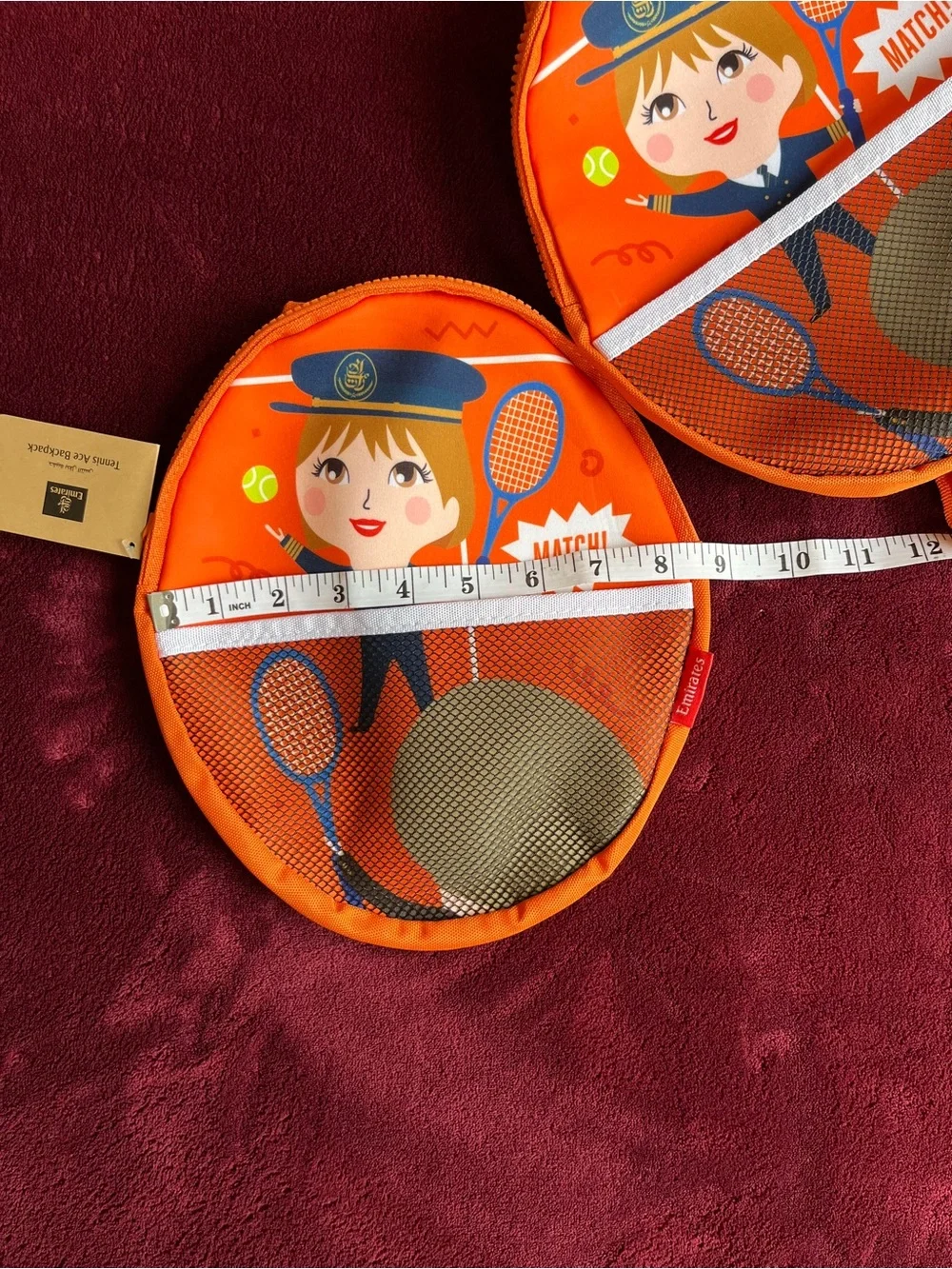 Orange Kids Paddle Set with Playful Character Graphic